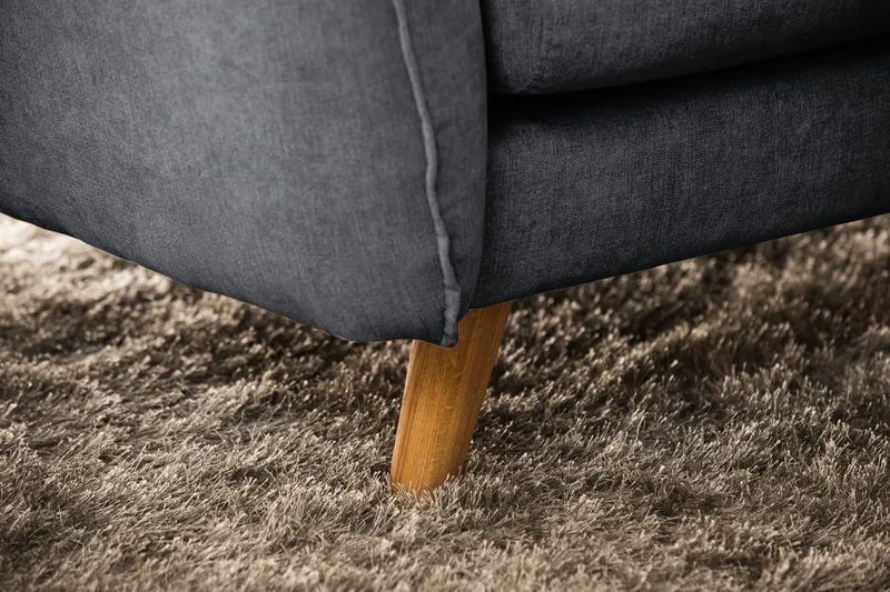 Trend Lyx 6-sits Vändbar L-formad Hörnsoffa i Tyg - Grå - Möbler - Soffa - Hörnsoffa
