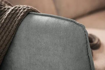 Trend Lyx 6-sits Vändbar L-formad Hörnsoffa i Tyg - Grå - Möbler - Soffa - Hörnsoffa