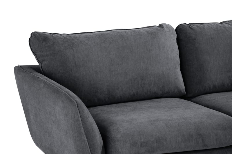 Trend Lyx 6-sits Vändbar L-formad Hörnsoffa i Tyg - Grå - Möbler - Soffa - Hörnsoffa