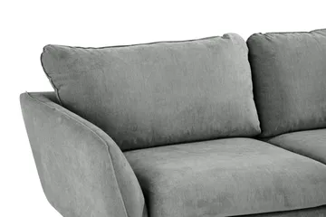 Trend Lyx 6-sits Vändbar L-formad Hörnsoffa i Tyg - Grå - Möbler - Soffa - Hörnsoffa