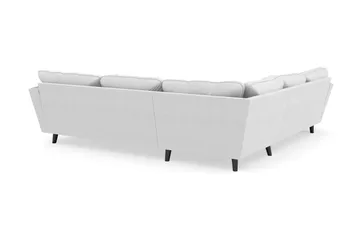 Trend Lyx 6-sits Vändbar L-formad Hörnsoffa i Tyg - Ljusgrå - Möbler - Soffa - Hörnsoffa
