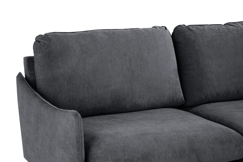 Trend Lyx Hörnsoffa Vändbar - Mörkgrå/Ek - Möbler - Soffa - Hörnsoffa