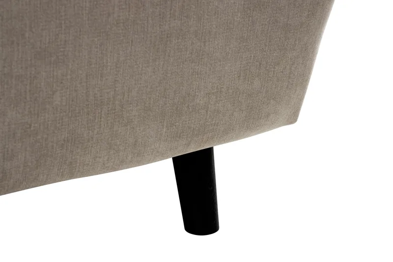 Trend Lyx Vändbar Hörnsoffa Scandi Days Beige Trend, Black Lulu 4, Beige Fabric - Beige - Möbler - Soffa - Hörnsoffa