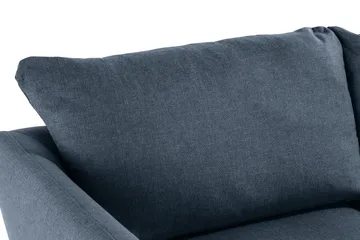 Trend Soffgrupp 3-sits + 2-sits Soffa + Fåtölj + Fotpall i Tyg - Blå - Möbler - Soffa - Soffgrupp