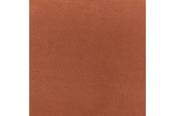 Tuka 2-sits Soffa i Sammet med Metallben - Orange|Svart - Möbler - Soffa - Sammetssoffa