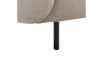 Tuka 3-sits Soffa med Rundade Armstöd i Bouclé - Beige|Grå|Svart - Möbler - Soffa - 3 sits soffa