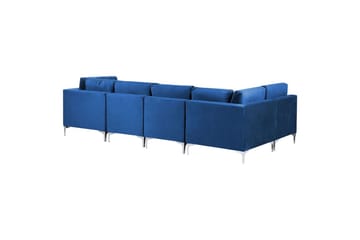 U-formad soffa Evja Blå - Blå - Möbler - Soffa - Soffgrupp
