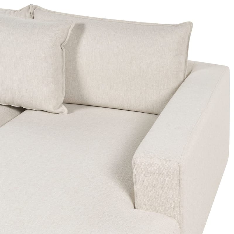 U-formad soffa Lilviken - Ljusbeige, svart - Möbler - Soffa - U-soffa
