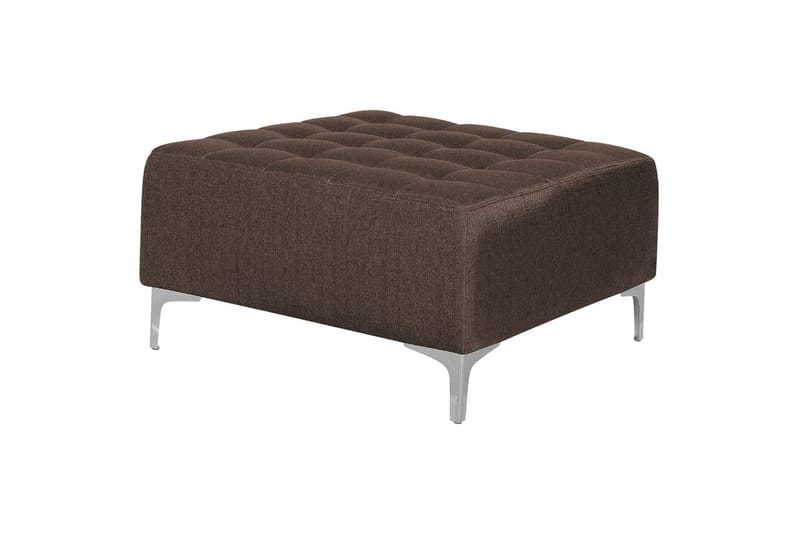 U-formad soffa med fotpall Aberdeen Brun - Brun - Möbler - Soffa - Soffgrupp