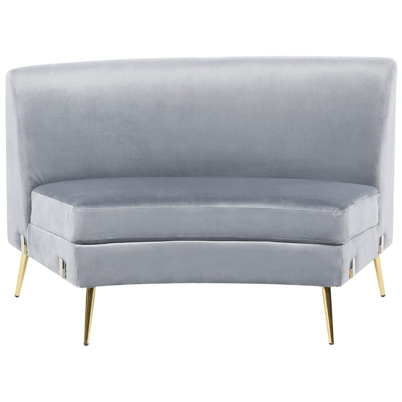 U-formad soffa Moss - Grå, guld - Möbler - Soffa - Hörnsoffa