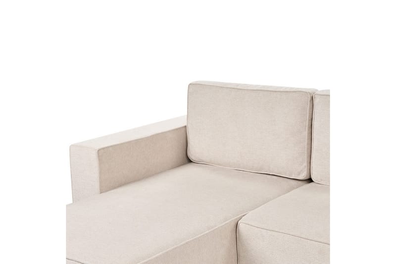 U-formad soffa Vatne Beige/svart - Beige/svart - Möbler - Soffa - Soffgrupp