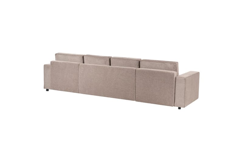 U-formad soffa Vatne Brun/Svart - Brun/Svart - Möbler - Soffa - Soffgrupp