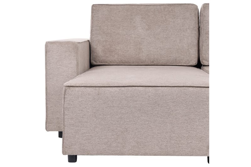 U-formad soffa Vatne Brun/Svart - Brun/Svart - Möbler - Soffa - Soffgrupp