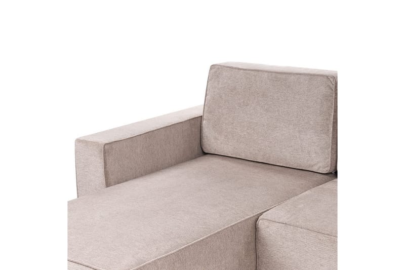 U-formad soffa Vatne Brun/Svart - Brun/Svart - Möbler - Soffa - Soffgrupp
