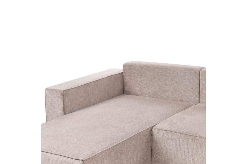 U-formad soffa Vatne Brun/Svart - Brun/Svart - Möbler - Soffa - Soffgrupp