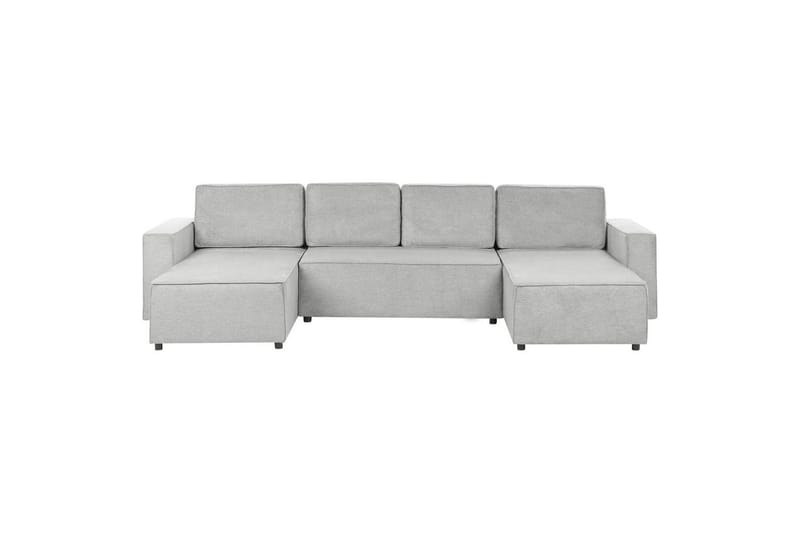 U-formad soffa Vatne Grå/svart - Grå/svart - Möbler - Soffa - Soffgrupp