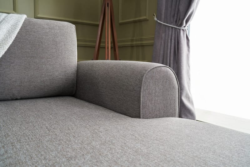 Belena U-soffa med Schäslong Vänster - Brun/Svart - Möbler - Soffa - U-soffa