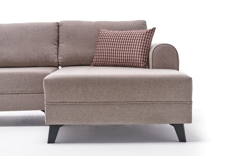 Belena U-soffa med Schäslong Vänster - Krämvit/Svart - Möbler - Soffa - U-soffa