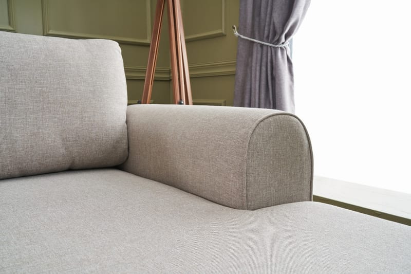 Belena U-soffa med Schäslong Vänster - Krämvit/Svart - Möbler - Soffa - U-soffa