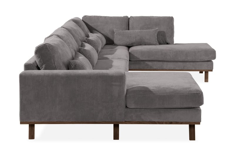 Copenhagen 5-sits Högervänd U-formad Large Soffa med Divan och Schäslong i Manchester - Mörkgrå - Möbler - Soffa - U-soffa