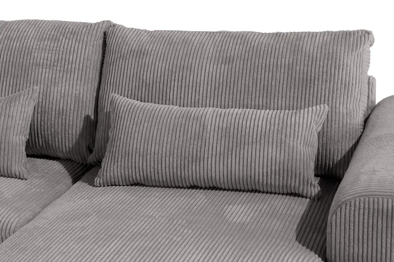 Copenhagen 5-sits Högervänd U-formad Soffa med Divan och Schäslong i Manchester - Mörkgrå - Möbler - Soffa - U-soffa