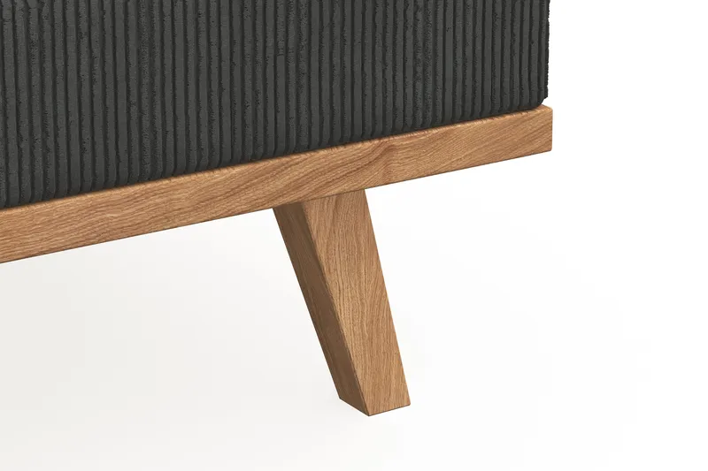 Copenhagen 5-sits Högervänd U-formad Soffa med Divan och Schäslong i Manchester - Mörkgrå - Möbler - Soffa - U-soffa