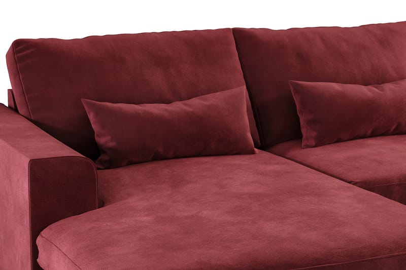Copenhagen 5-sits Högervänd U-formad Soffa med Divan och Schäslong i Sammet - Lila - Möbler - Soffa - U-soffa