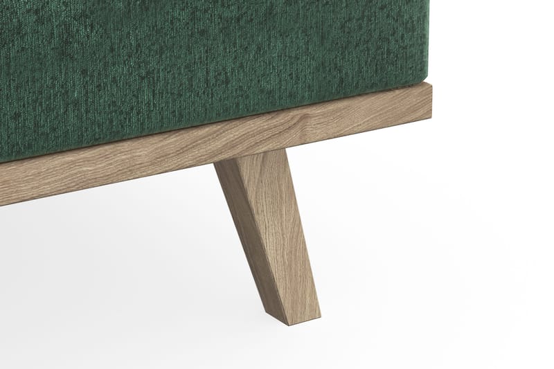 Copenhagen 5-sits Högervänd U-formad Soffa med Divan och Schäslong i Sammet - Mörkgrön - Möbler - Soffa - U-soffa