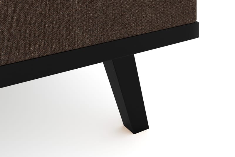 Copenhagen 5-sits Högervänd U-formad Soffa med Divan och Schäslong i Tyg - Brun - Möbler - Soffa - U-soffa