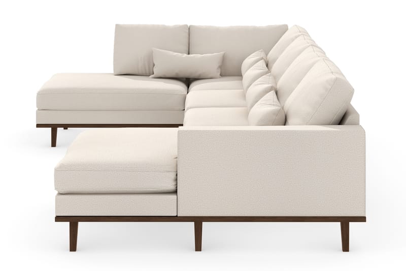 Copenhagen 5-sits Vänstervänd U-formad Large Soffa med Divan och Schäslong i Tyg - Beige - Möbler - Soffa - U-soffa