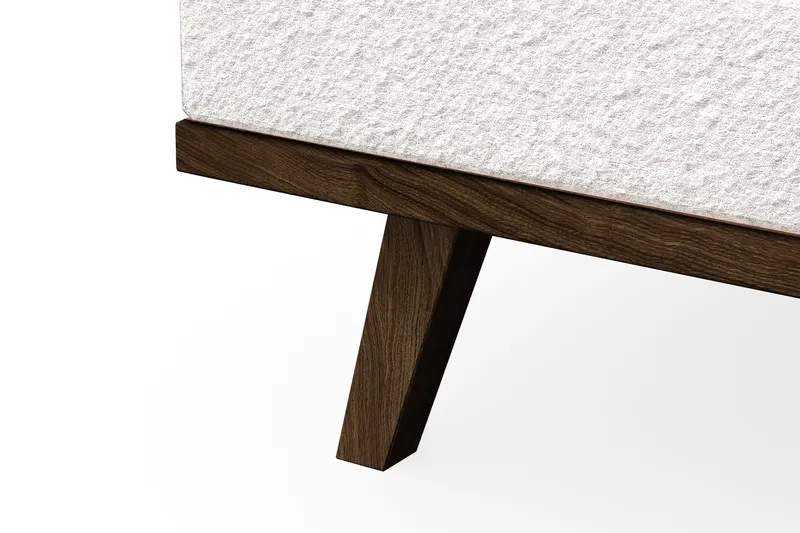 Copenhagen 5-sits Vänstervänd U-formad Soffa med Divan och Schäslong i Bouclé - Vit - Möbler - Soffa - U-soffa