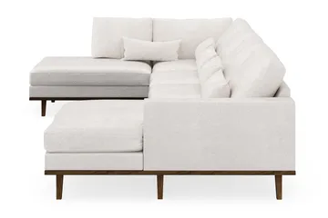Copenhagen 5-sits Vänstervänd U-formad Soffa med Divan och Schäslong i Bouclé - Vit - Möbler - Soffa - U-soffa