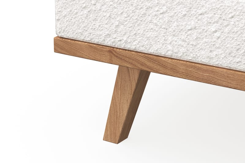 Copenhagen 5-sits Vänstervänd U-formad Soffa med Divan och Schäslong i Bouclé - Vit - Möbler - Soffa - U-soffa