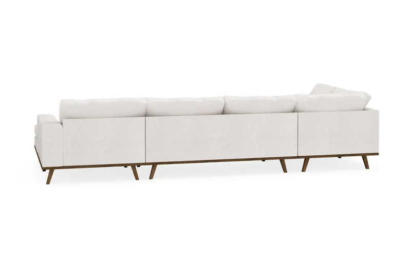 Copenhagen 5-sits Vänstervänd U-formad Soffa med Divan och Schäslong i Bouclé - Vit - Möbler - Soffa - U-soffa