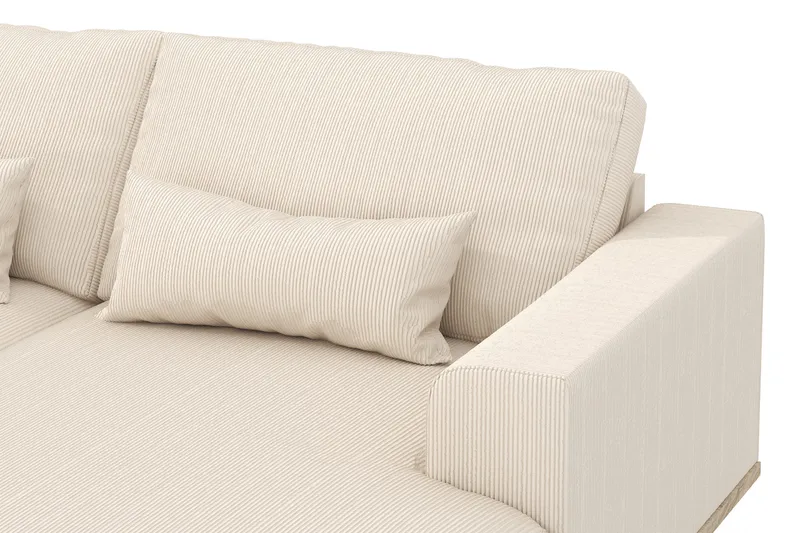 Copenhagen 5-sits Vänstervänd U-formad Soffa med Divan och Schäslong i Manchester - Beige - Möbler - Soffa - U-soffa