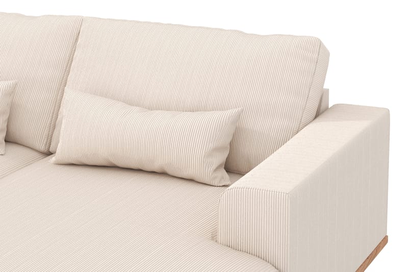Copenhagen 5-sits Vänstervänd U-formad Soffa med Divan och Schäslong i Manchester - Beige - Möbler - Soffa - U-soffa