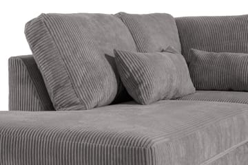 Copenhagen 5-sits Vänstervänd U-formad Soffa med Divan och Schäslong i Manchester - Mörkgrå - Möbler - Soffa - U-soffa