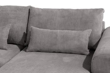 Copenhagen 5-sits Vänstervänd U-formad Soffa med Divan och Schäslong i Manchester - Mörkgrå - Möbler - Soffa - U-soffa