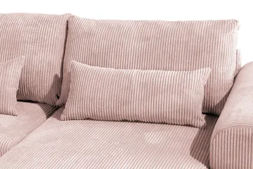 Copenhagen 5-sits Vänstervänd U-formad Soffa med Divan och Schäslong i Manchester - Rosa - Möbler - Soffa - U-soffa