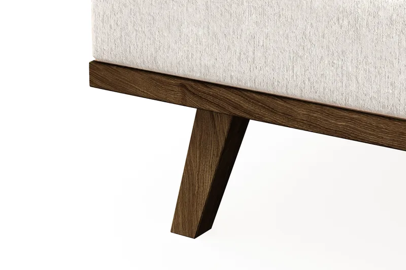 Copenhagen 5-sits Vänstervänd U-formad Soffa med Divan och Schäslong i Sammet - Krämvit - Möbler - Soffa - U-soffa