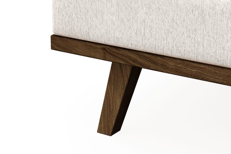 Copenhagen 5-sits Vänstervänd U-formad Soffa med Divan och Schäslong i Sammet - Krämvit - Möbler - Soffa - U-soffa