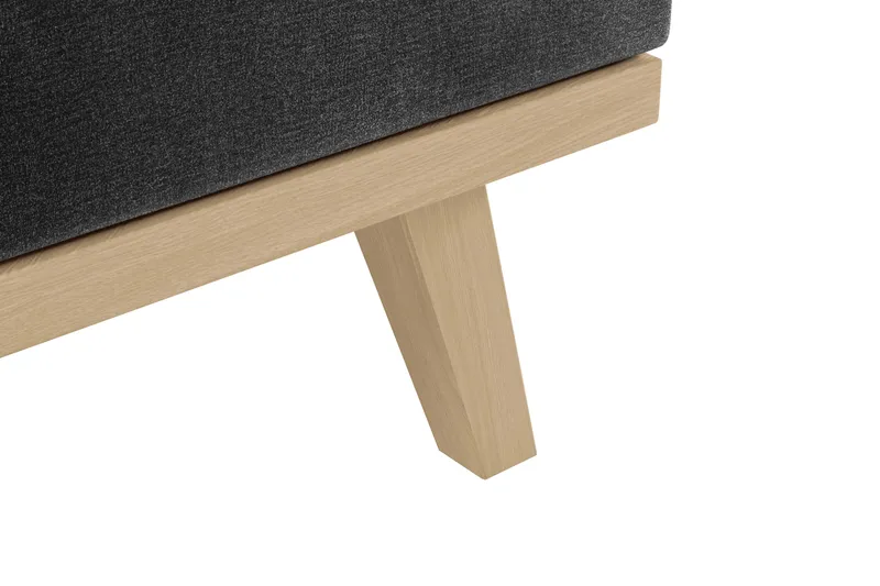 Copenhagen 5-sits Vänstervänd U-formad Soffa med Divan och Schäslong i Sammet - Mörkgrå - Möbler - Soffa - U-soffa