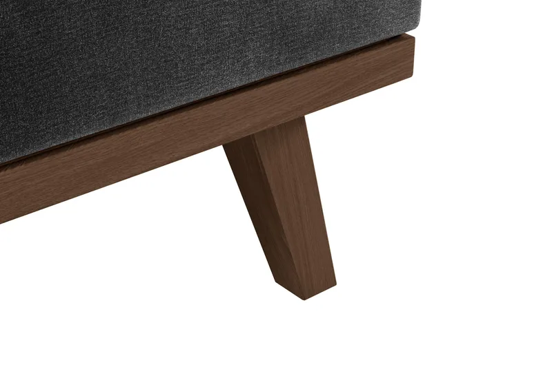 Copenhagen 5-sits Vänstervänd U-formad Soffa med Divan och Schäslong i Sammet - Mörkgrå - Möbler - Soffa - U-soffa