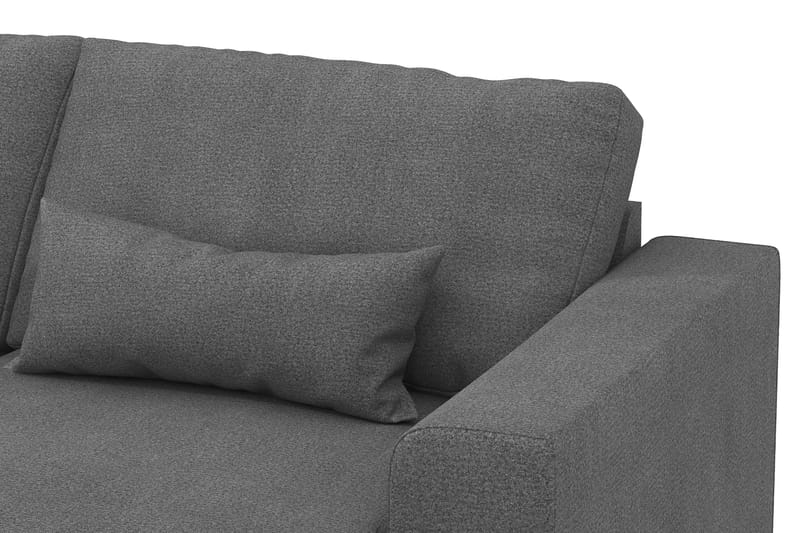 Copenhagen 5-sits Vänstervänd U-formad Soffa med Divan och Schäslong i Tyg - Mörkgrå - Möbler - Soffa - U-soffa
