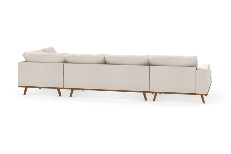 Copenhagen U-Soffa - Beige/Ek - U-soffa