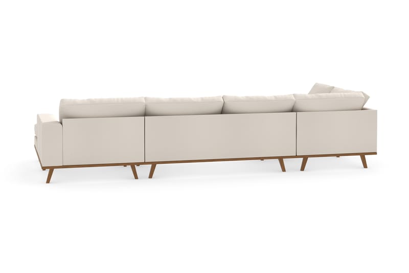 Copenhagen U-Soffa - Beige/Ek - U-soffa