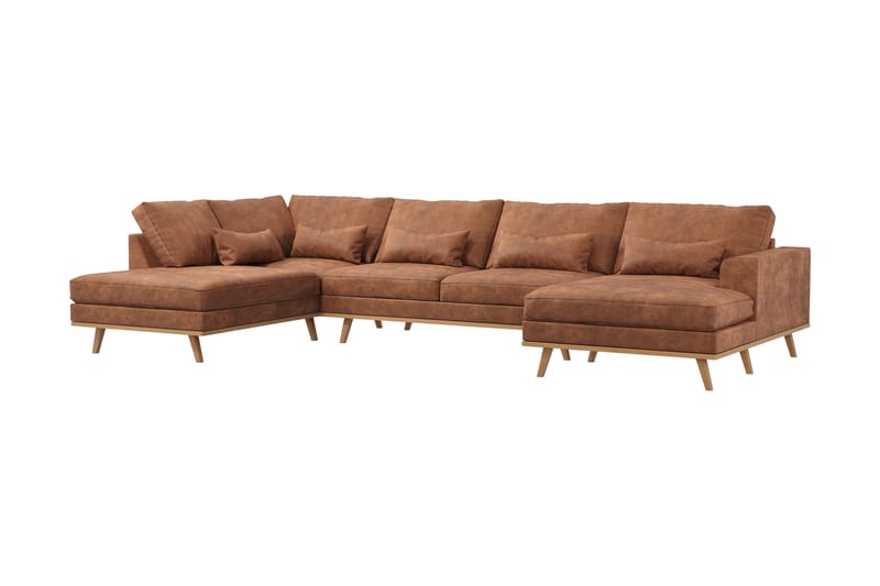 Copenhagen U-Soffa - Brun/Ek - Möbler - Soffa - U-soffa