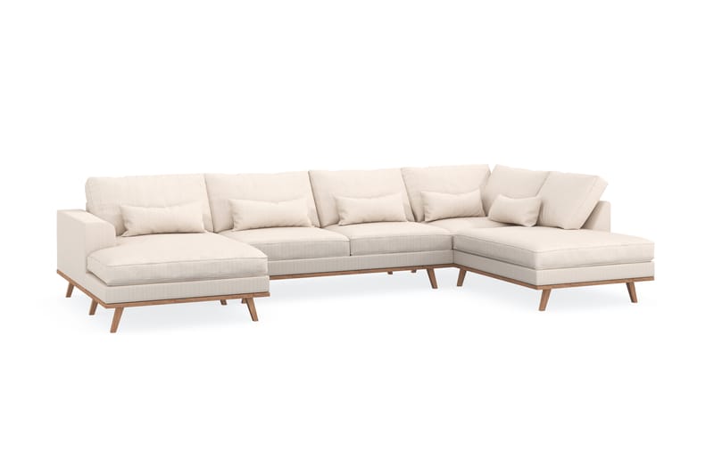 Copenhagen U-Soffa Höger - Beige - U-soffa