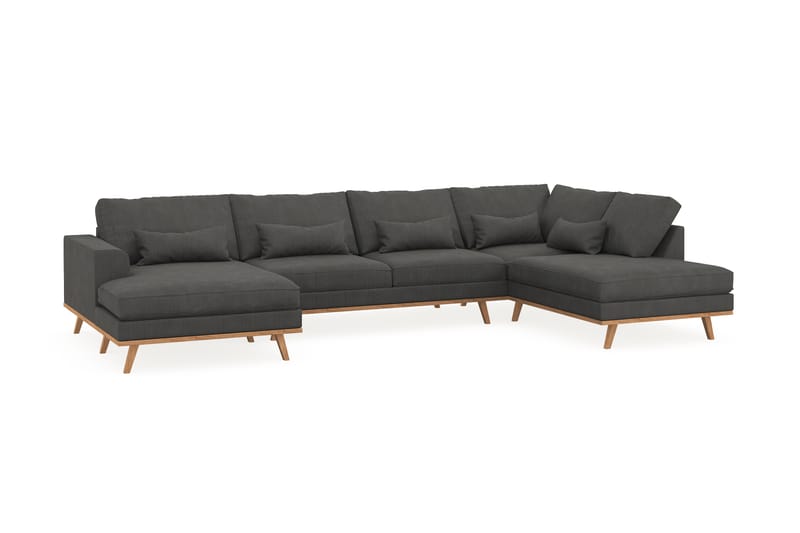 Copenhagen U-Soffa Höger - Mörkgrå - Möbler - Soffa - U-soffa