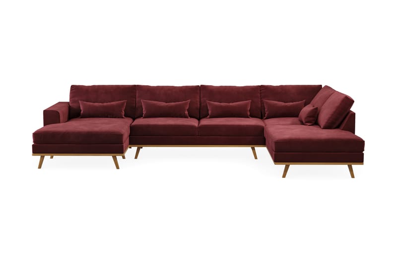Copenhagen U-Soffa - Lila/Ek - Möbler - Soffa - U-soffa
